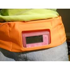 Insulin Pump Belt, Dexcom Belt, Smartphone Pouch, tallygear tummietote Belt-BLACK