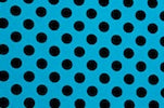 Arm, Leg Skins for Dexcom, Omnipod, Insulin Pump Site-Turquoise w/Black polka Dots