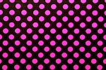 Arm, Leg Skins for Dexcom, Omnipod, Insulin Pump Site-Black w/Hot Pink Dots