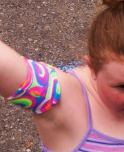 Load image into Gallery viewer, Arm, Leg Skins for Dexcom, Omnipod, Insulin Pump Site- Rainbow Camo