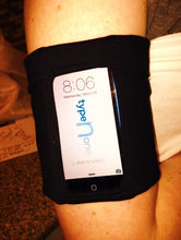 Load image into Gallery viewer, Arm/Leg Pocket for Dexcom/Omnipod/Insulin Pump/Smartphone w/optional window-Pale Pink