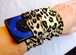 Arm/Leg Pocket for Dexcom/Omnipod/Insulin Pump/Smartphone w/optional window-Green Lightning