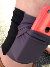 Load image into Gallery viewer, Arm/Leg Pocket for Dexcom/Omnipod/Insulin Pump/Smartphone w/optional window-Coral