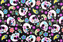 Load image into Gallery viewer, Arm, Leg Skins for Dexcom, Omnipod, Insulin Pump Site-Colorful Skulls